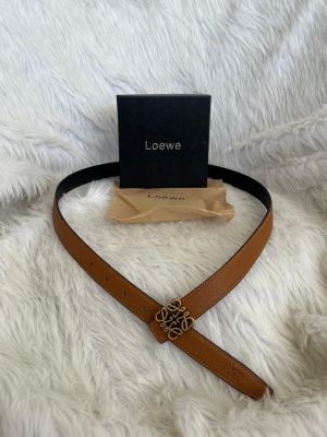 Loewe 60 Tan Brown Belt For Woman With Original Box & Dust Cover