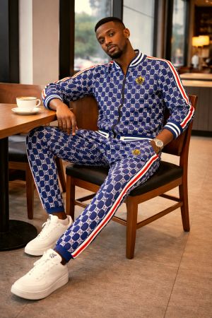 DNG PREMIUM TRACK SUIT NAVY K199-NY