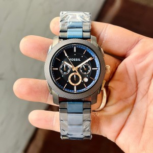 FOSSI L PURE JAPAN MACHINE BLACK BLUE