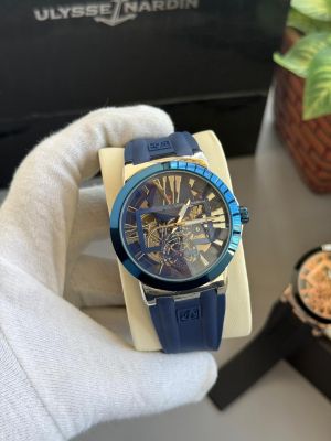 Ulysse Nardyn Automatic Skeleton Blue