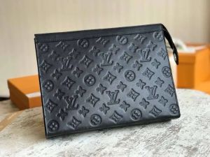 Louis_Vuitton_M61692_Pochette_Voyage_MM_Clutch_With_Dust_Cover_&_OG_Box_Black_Embossed
