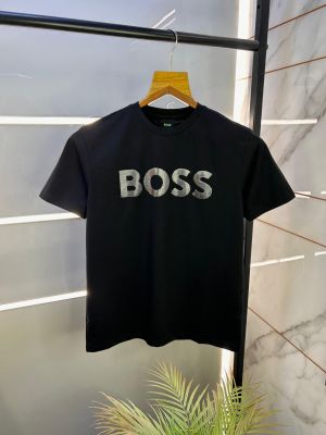 Sale Boss Black Round Neck Premium T-shirt F1709-BL