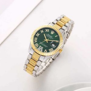Role_x Oyster Perpetual Date Just 2Ton-Gold-Green