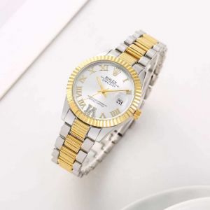 Role_x Oyster Perpetual Date Just 2Ton-Gold-White