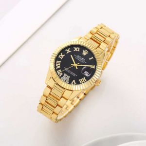Role_x Oyster Perpetual Date Just Gold-Black