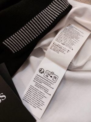 Sale Hugo_Boss White Polo Neck Full Sleeves Premium Collar T-shirt F2783-WH