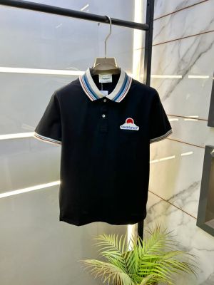 Casablanca Black Premium Collar Neck Polo T-shirt F3517-BL