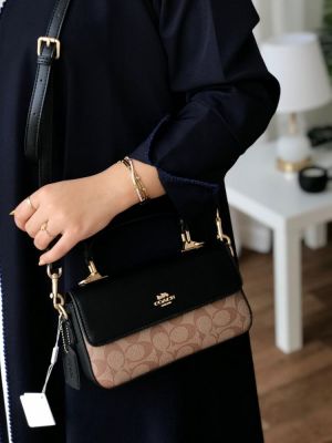 Coach_ Klare Mini Crossbody Bag in signature canvas and leather with box premium quality