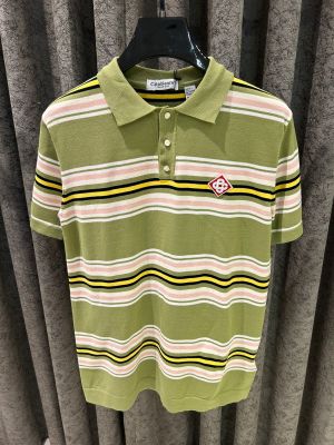 Casablanc-a IMPORTED STORE ARTICLE POLO T-SHIRT 