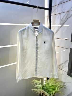Ralp h Lauren White Oxford Lycra Premium Shirts F2950-WH