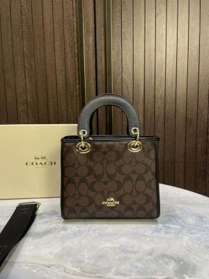 Coac_h lady handbag with double box 797
