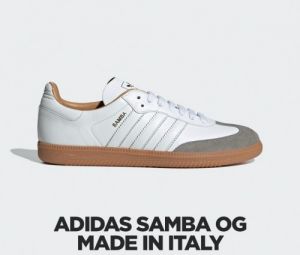 Adisda_ss samba made in italy white