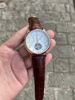 PATE K PHILIPPE AUTOMATIC LEATHER BELT