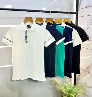 Sale Aston Martin Hacket t Green Polo Premium Collar Neck T-shirt F2875-GR