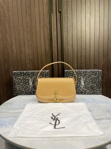 Ysl Saint Laurent Voltaire Top Handle In Patent Leather 571