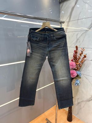 True Religion Green Shade Straight fit Premium Imported Stretchable Lycra Fabric Denim with Back Pocket Embroidered Design 3943