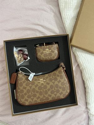 Coach_Teri_Combo_Set_With_Box_Dustbag_Smallbag_CherryKeychain_Bill
