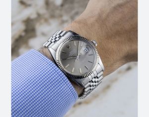 ROLE X OYSTER PERPETUAL grey dial limited editions