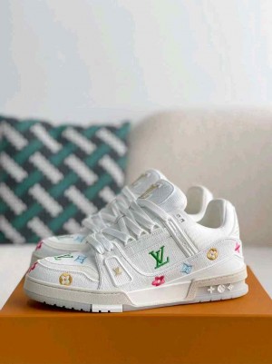 Louiss Vuitton LV Trainer White Multi Monogram Edition
