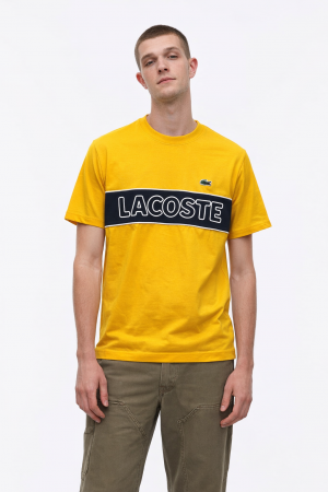 Lacost_e Round Neck Yellow Premium tshirt