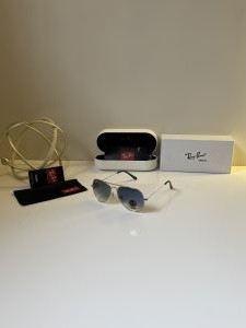 Rayban_3025_Silver_Blue_Shaded_aviator