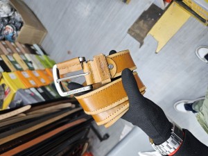 blackberry orginal genuine leather belt tan