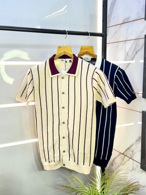 Zar a Knitted Navy Imported Super Premium Collar Shirt F2755-NY