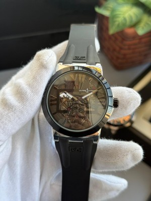 Ulyss e Nardyn Skeleton Black Automatic