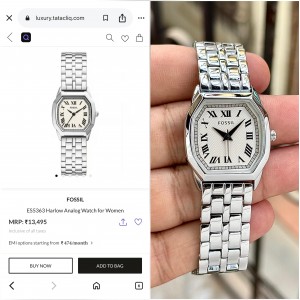 Fossi l Harlow Silver Premiums