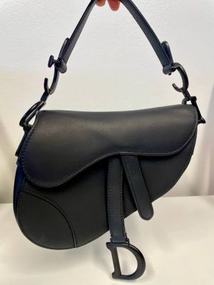 Christian_Dior_Saddle_With_Crossbody_Bag_With_Dust_Bag_(Black)