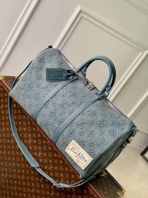 Louis_Vuitton_Lv_Monogram_Washed_Denim_High_Quality_Duffle_Bag_240827_With_Dust_Cover