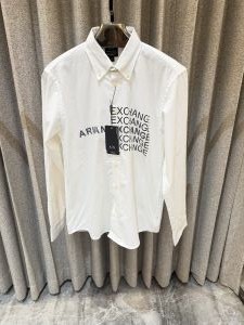 Arman_i EXCHANGE WHITE LOGO PRINTED SHIRT PREMIUM QUALITY STORE ARTICLE