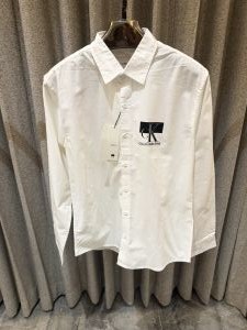 CALVI_n KLEIN WHITE LOGO PRINTED SHIRT PREMIUM QUALITY STORE ARTICLE
