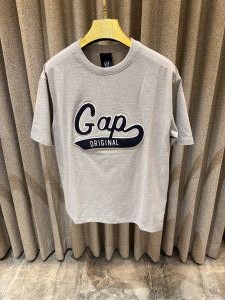GA_P Grey Dark Blue embossed oversized roumd neck premium Tshirt 