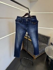 Loui s vuitton blue straight with imported denim with brand buttons