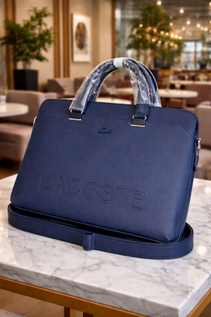 Lacoste_laptop bag with dust cover premium quality