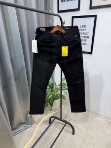 Ferragamo salvatore jet black imported denim