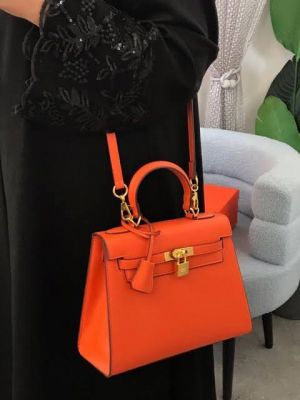 HERME.S KELY 28 SELLIER BAG LEATHER PREMIUM WITH OG MAGNETIC BOX