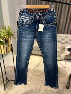 ROMAN DENIM IMPORTED BOOTCUT JEANS DENIM BLUE