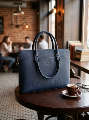 Lacoste_laptop bag with dust cover premium quality