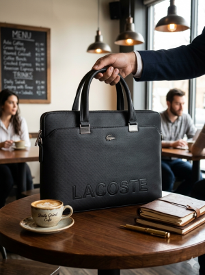 Lacoste_laptop bag with dust cover 