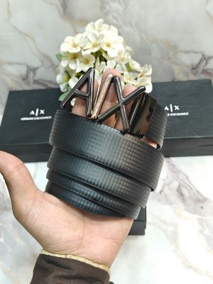 Ax ARMAN_I EXCHANGE PREMIUM QUALITY IMP REVERSEABLE BELT WITH OG BOX