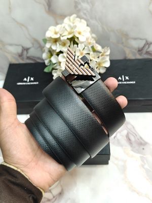 Ax ARMAN_I EXCHANGE PREMIUM QUALITY IMP REVERSEABLE BELT WITH OG BOX