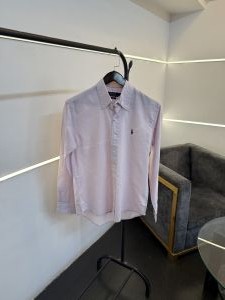 Ralp h lauren linen imported shirt pink