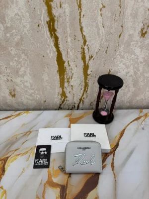 Karl lagerfeld Zipper Around Wallet With Box (KXD016) 