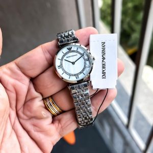 ARMANI_LADIES_SILVER-WHITE