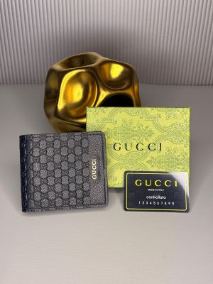 Gucc_i textured wallet 002 with og box and dust bag 