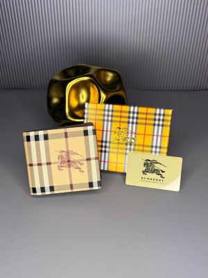  Burberr_y printed wallet 009 with og box and dust bag 