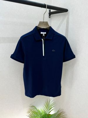 Lacost e Navy Polo Premium Collar Neck T-shirt F3586-N1