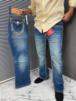 True Religion Dark Blue 100% Imported Latest Store Article Very Premium BootCut Jeans 471